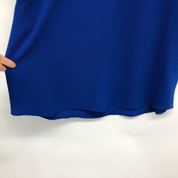 Monk & Lou Cobalt Blue Short Sleeve Shift Dress size L - Picture 5 of 16